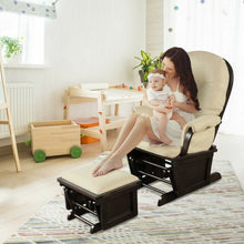 Load image into Gallery viewer, Baby Nursery Relax Rocker Rocking Chair Set-Beige
