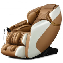 Load image into Gallery viewer, Full Body Zero Gravity Massage Chair Recliner with SL Track Bluetooth Heat-Coffee
