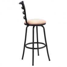 Load image into Gallery viewer, Set of 3 Steel Frame Counter Height Modern Swivel Bar Stools
