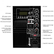 Load image into Gallery viewer, Dual 10&quot; 1600W Powered Bluetooth Mic Speaker Speakers
