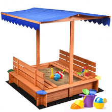 Load image into Gallery viewer, Kids Outdoor Playset Cedar Sandbox
