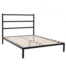 Load image into Gallery viewer, Twin/Full/Queen Size Metal Bed Platform Frame with Headboard-Full Size
