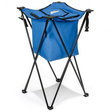 Load image into Gallery viewer, Portable Tub Cooler with Folding Stand and Carry Bag-Blue
