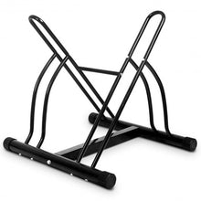 Load image into Gallery viewer, Bike Stand Cycling Rack Floor Storage Organizer for 2-Bicycle
