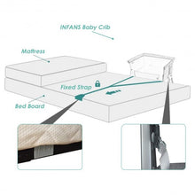 Load image into Gallery viewer, Adjustable Baby Bedside Crib with Large Storage-Gray
