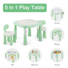 Load image into Gallery viewer, AR Function Kids Game Table and Chair Set-Green
