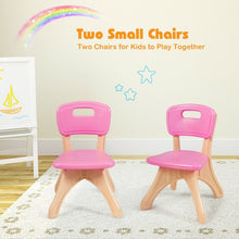 Load image into Gallery viewer, In/Outdoor 3-Piece Plastic Children Play Table &amp; Chair Set
