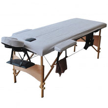 Load image into Gallery viewer, 84&quot;L Massage Table Portable Facial SPA Bed W/Sheet+Cradle Cover+2 Bolster+Hanger
