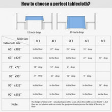 Load image into Gallery viewer, 10 pcs 60&quot; x 126&quot; Rectangle Polyester Tablecloth-White
