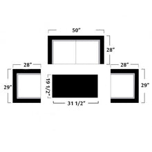 Load image into Gallery viewer, 4 pcs Patio Mix Brown Wicker Rattan Sofa Furniture Set
