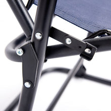 Load image into Gallery viewer, Zero Gravity Folding Rocking Chair Rocker Porch-Dark Blue
