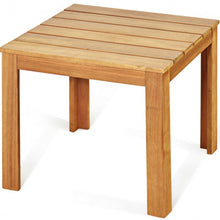 Load image into Gallery viewer, Wooden Square Patio Coffee Bistro Table-Natural
