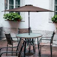 Load image into Gallery viewer, 9FT Patio Umbrella Patio Market Steel Tilt W/ Crank Outdoor Yard Garden-Tan

