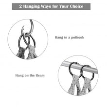 Load image into Gallery viewer, Hanging Hammock Chair Macrame Swing Hand Woven Cotton Backrest-Gray
