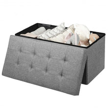 Load image into Gallery viewer, 31.5&quot; Fabric Foldable Storage with Removable Storage Bin-Light Gray
