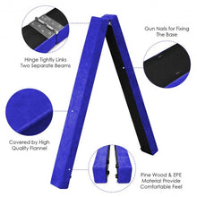 Load image into Gallery viewer, 7&#39; Sectional Gymnastics Floor Balance Beam-Blue
