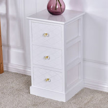 Load image into Gallery viewer, Elegant Wooden Nightstand with 3 Drawers
