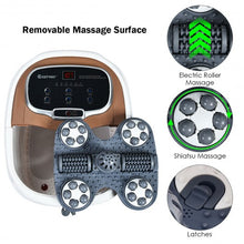 Load image into Gallery viewer, Portable Foot Spa Bath Motorized Massager with Shower-Coffee
