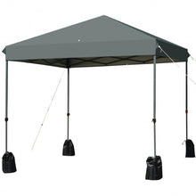 Load image into Gallery viewer, 8�x8&#39; Outdoor Pop up Canopy Tent  w/Roller Bag-Gray
