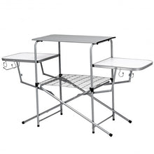 Load image into Gallery viewer, Foldable Outdoor BBQ Table Grilling Stand
