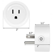 Load image into Gallery viewer, 4 Pcs Smart Sockets Mini Wifi Smart Plug Outlet
