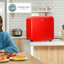 Load image into Gallery viewer, 1.6 Cubic Feet Compact Refrigerator with Reversible Door-Red
