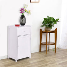 Load image into Gallery viewer, White Storage Cabinet Bathroom Organizer
