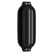 Load image into Gallery viewer, 4 Ribbed Marine 8.5&quot; x 27&quot;  Boat Fender Vinyl Bumper-Black
