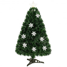 Load image into Gallery viewer, 3&#39; LED Optic Artificial Christmas Tree with Snowflakes

