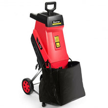 Load image into Gallery viewer, 15Amp Electric Wood Chipper Garden Shredder with Wheel
