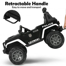 Load image into Gallery viewer, 12V Kids Spring Suspension Ride On Truck-Black &amp; White
