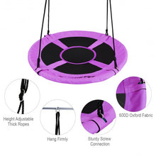 Load image into Gallery viewer, 40&quot; Flying Saucer Tree Swing Indoor Outdoor Play Set-Purple

