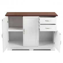 Load image into Gallery viewer, Buffet Storage Cabinet  Kitchen Sideboard with 2 Drawers
