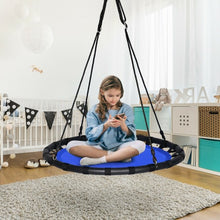 Load image into Gallery viewer, 40" Flying Saucer Round Swing Kids Play Set-Blue
