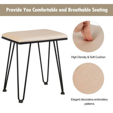 Load image into Gallery viewer, Industrial Makeup Dressing Table with 3 Lighting Modes-Coffee
