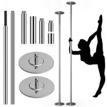 Load image into Gallery viewer, 45mm Portable Adjustable Spinning Stripper Pole
