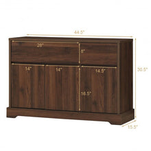 Load image into Gallery viewer, Buffet Sideboard Console Table Cabinet w/2 Storage Drawers

