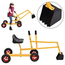 Load image into Gallery viewer, Heavy Duty Kid Ride-on 4-Wheel Excavator Sand Digger
