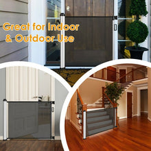 Load image into Gallery viewer, Baby Safety Gate w/ Easy Latch &amp; Flexible Design-Black
