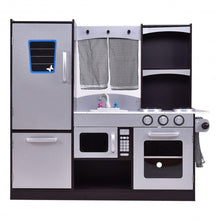 Load image into Gallery viewer, Kids Wooden Modern Kitchen Cooking Pretend Play Set

