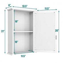 Load image into Gallery viewer, Bathroom Wall Cabinet with Single Mirror Door
