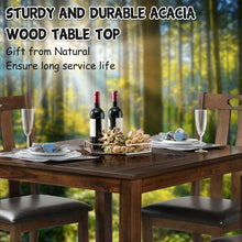 Load image into Gallery viewer, 5-Piece Wood Dining Table Set
