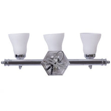 Load image into Gallery viewer, 24&quot; 3-Light LED Vanity Fixture Polished Chrome Wall Sconces

