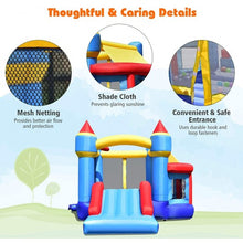 Load image into Gallery viewer, Castle Slide Inflatable Bounce House w/ Ball Pit &amp; Basketball Hoop
