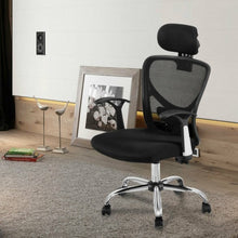 Load image into Gallery viewer, Ergonomic Mesh High Back Office Chair with Headrest-Black
