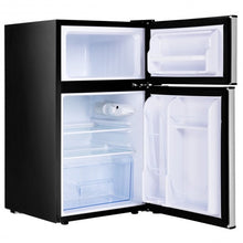 Load image into Gallery viewer, 3.2 cu ft. Compact Stainless Steel Refrigerator-Gray
