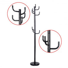 Load image into Gallery viewer, 69&quot; Metal Coat Rack Hat Stand Hangers
