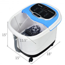 Load image into Gallery viewer, Portable Foot Spa Bath Motorized Massager with Shower-Blue
