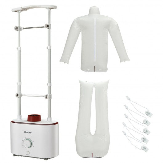 Inflatable Drying and Ironing Machine 1050W Automatic Garment Steamer-White