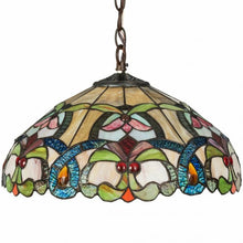Load image into Gallery viewer, Tiffany-Style 2-Light Ceiling Fixture Lamp with 16&quot; Shade
